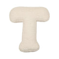 boucle letter cushion T teddy pillow by bettys home baby girl gift idea