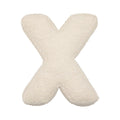 boucle letter cushion X teddy pillow by bettys home