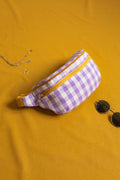Hip Pack City | Fanny Pack | Gingham | Lilac - www.bettyshome.com