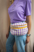 Hip Pack City | Fanny Pack | Gingham | Lilac - www.bettyshome.com