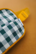 Fanny Pack gingham in Green Grass by Bettys Home. Belt Bag 3