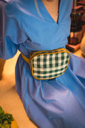 Fanny Pack gingham in Green Grass by Bettys Home. Belt Bag. hip pack mens 5