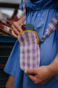 Phone Pouch | Gingham | Lilac - www.bettyshome.com
