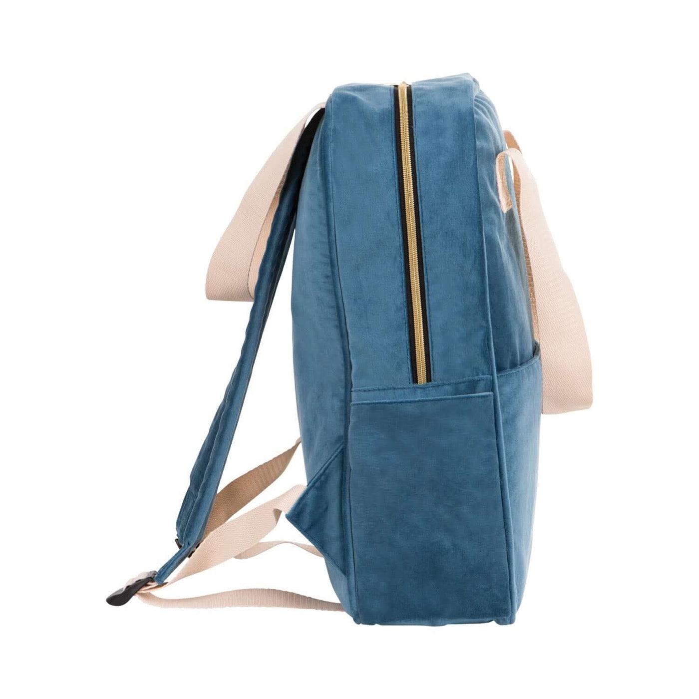 best backpack for college. velvet backpack by bettys home. school backpack for girls.