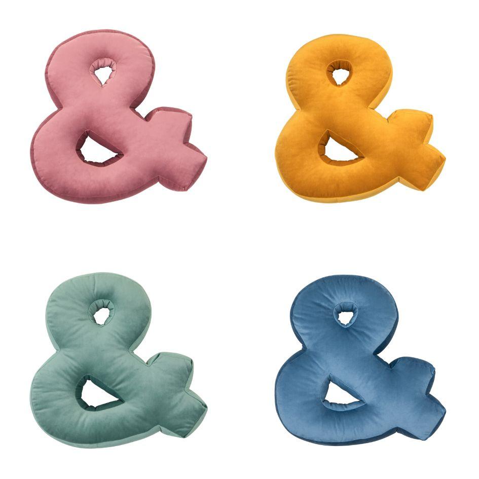 Samt-Buchstabenkissen &