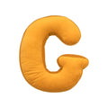 velvet letter cushion g yellow by Bettys home