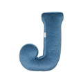 velvet letter cushion j blue by bettys home