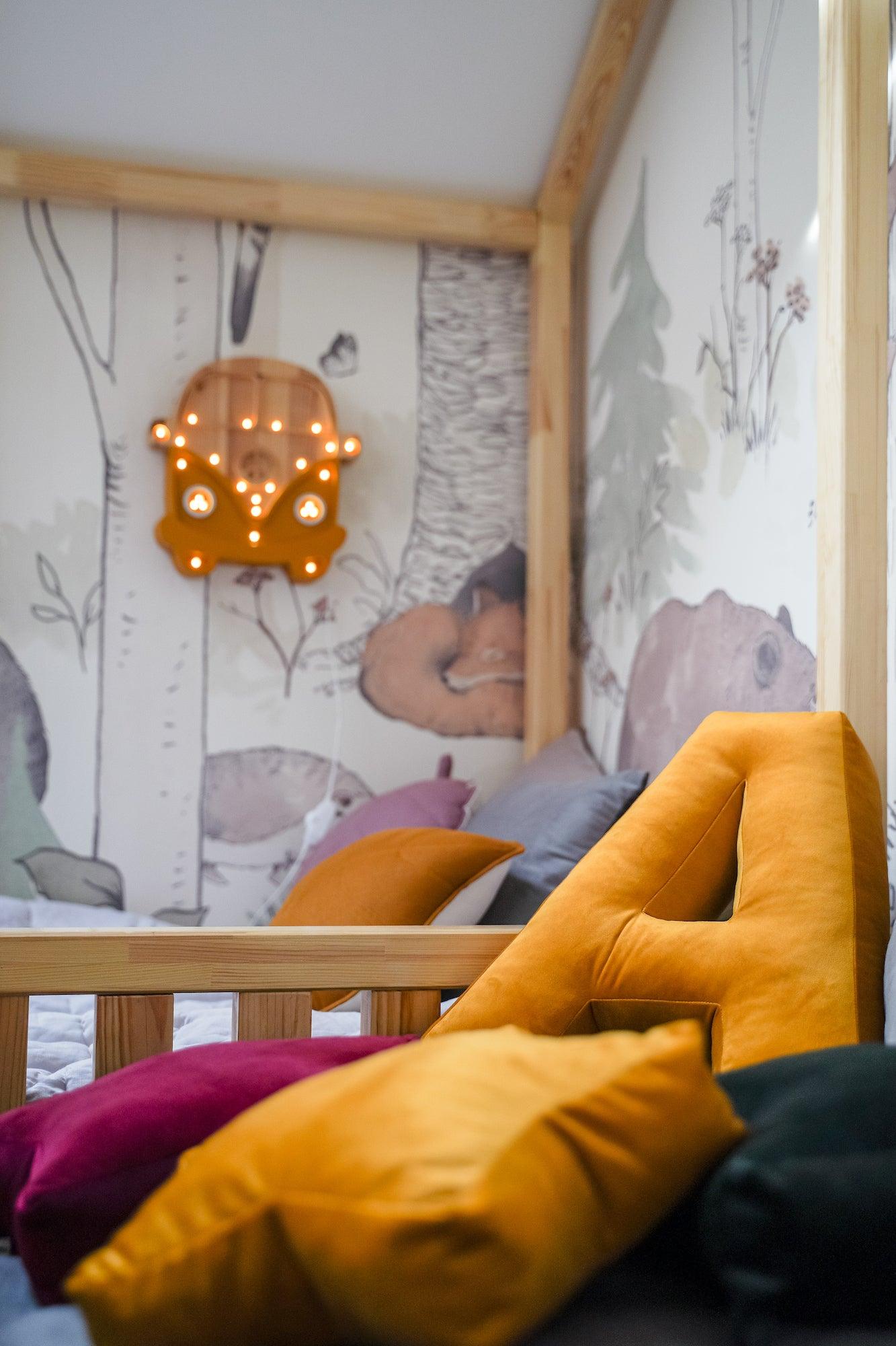 cute yellow decoration in kids room like velvet letter cushion a yellow by bettys home