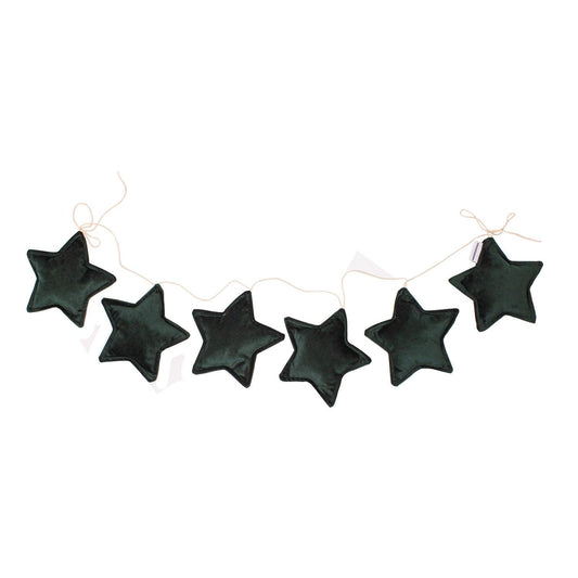 velvet star garland green by bettys home christmas decoration to any room