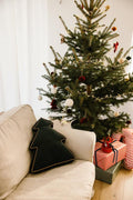 velvet Christmas tree cushion by bettys home candy cane cushion