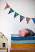 velvet mattresses by bettys home. kids room floor mattress. velvet mattress in living room, cozy blue velvet mattress for reading nook