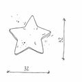 Little star cushion