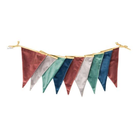 Velvet garland pastel