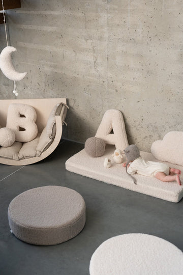 Letter cushion as kids room decoration. Letter cushion by Bettys home