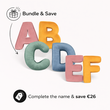 Set of 6 Velvet Letters