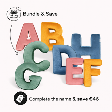 Set of 8 Velvet Letters