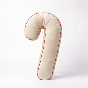 Christmas Candy Cane Cushion cream | Candy Cane pillow