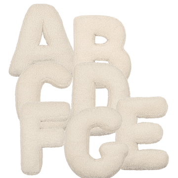 Set of 7 Boucle Letters - www.bettyshome.com