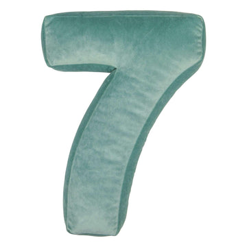 Velvet Number Cushion 7 | Number Cushion - www.bettyshome.com