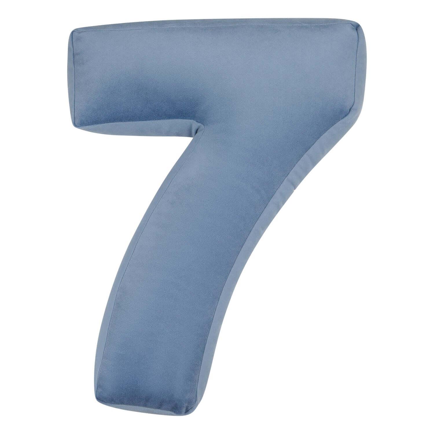 Velvet Number Cushion 7 | Number Cushion - www.bettyshome.com