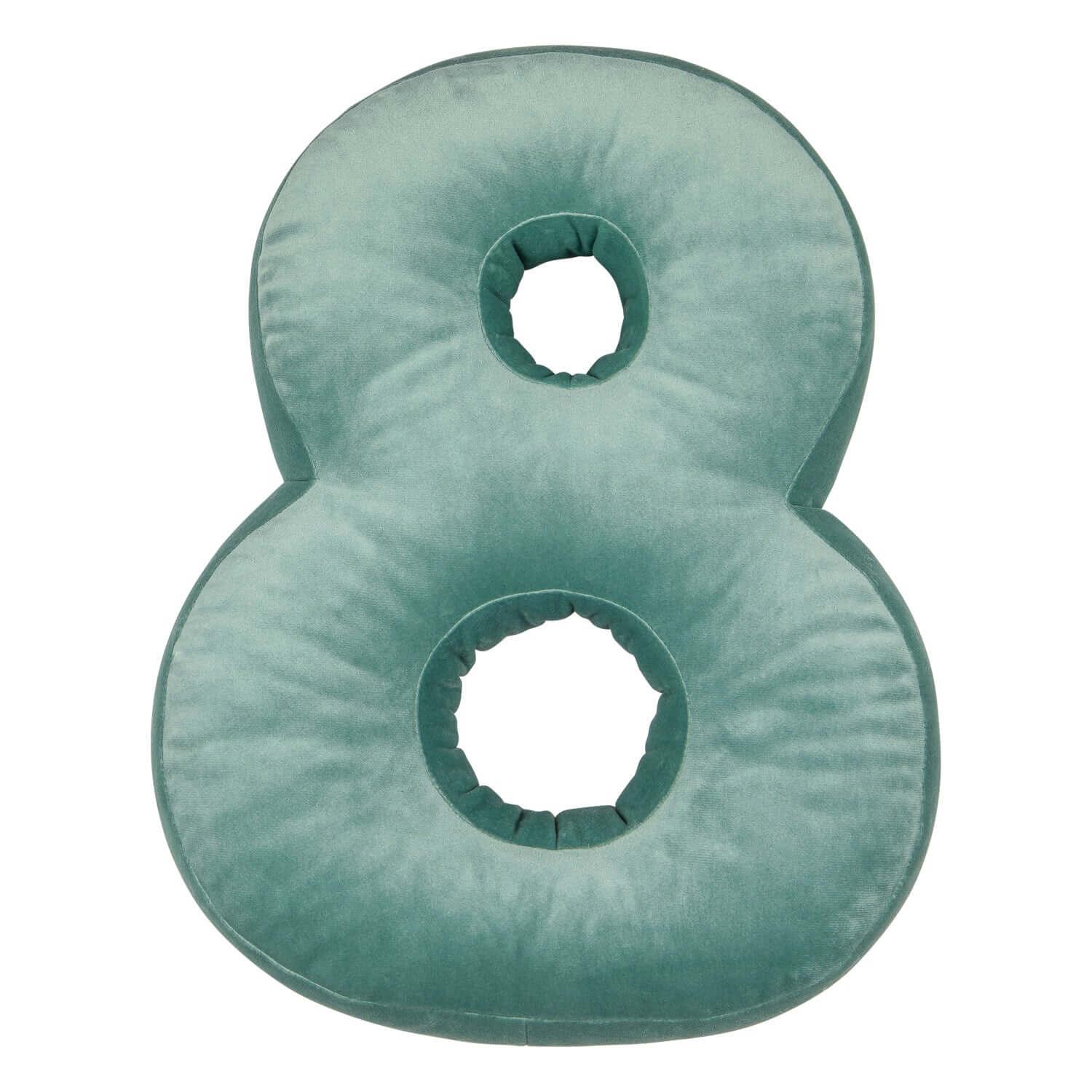 Velvet number cushion 8 | Number Cushion - www.bettyshome.com