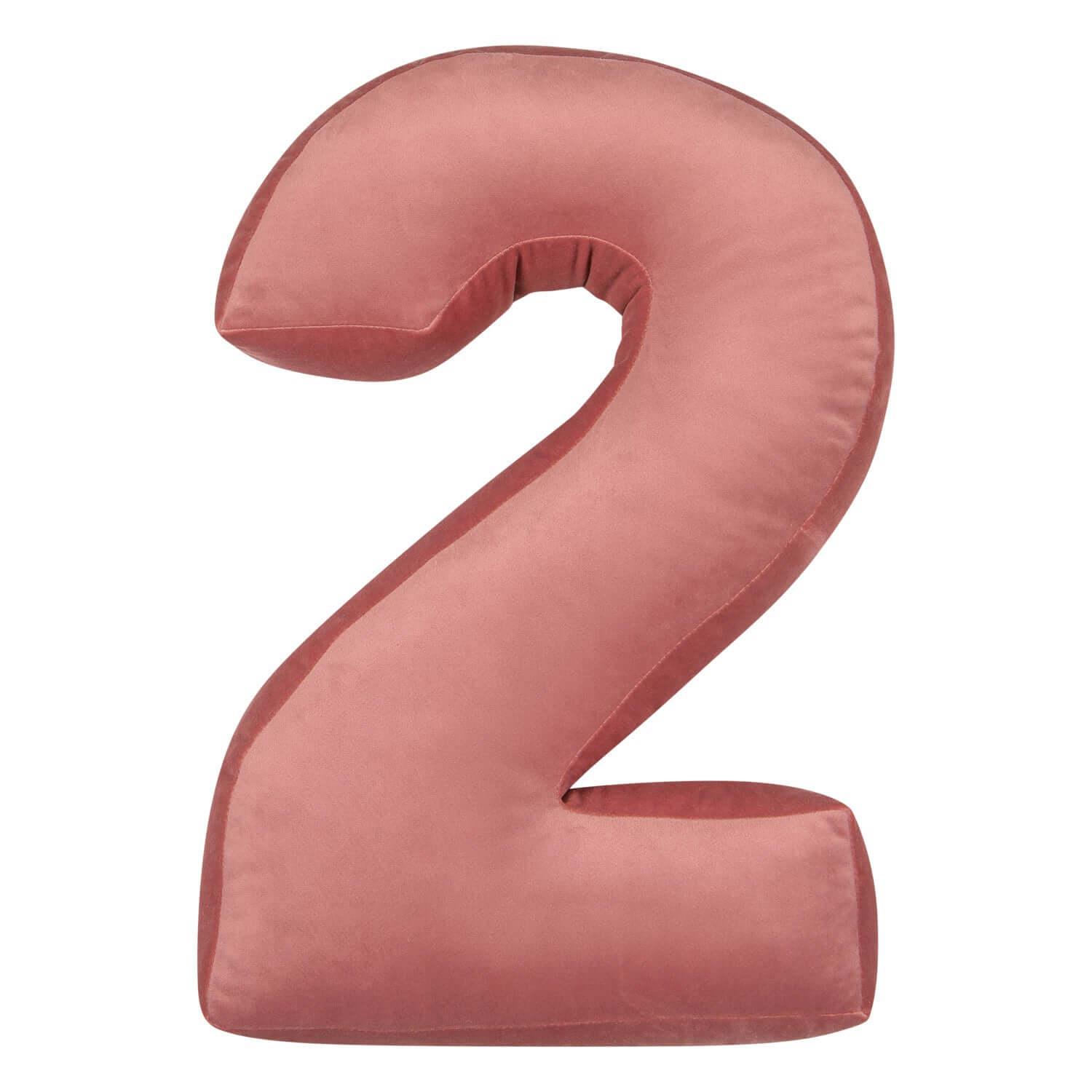 Velvet Number Cushions 2 | Number Cushion - www.bettyshome.com