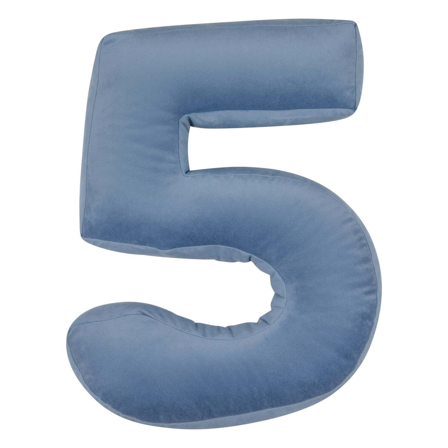 Velvet Number Cushions 5 | Number Cushion - www.bettyshome.com