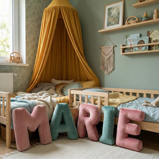 Set of 10 Velvet Letters