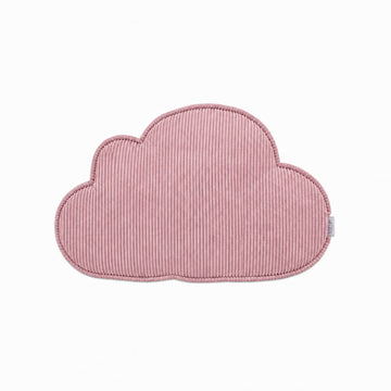 Corduroy Cloud Cushion Pink | Cloud Shape Pillow Pink