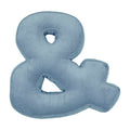 Corduroy Letter Cushion & by Bettys Home in blue 