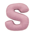 Corduroy Letter Cushion S by Bettys Home in pink 