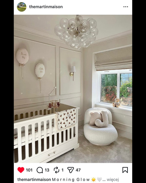 Boucle letter cushion J by Bettys home in kids room 