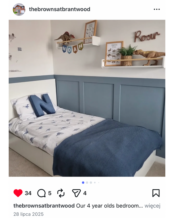 velvet letter cushion by Bettys home on kids bed