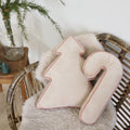 Christmas deco cushion in shape of Christmas tree by bettys home on chair 2