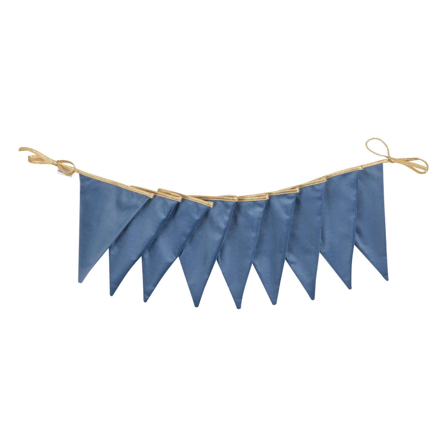 Velvet garland blue