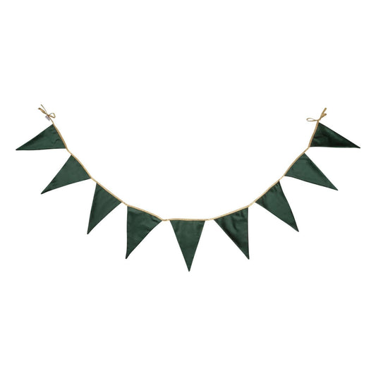 Velvet garland green