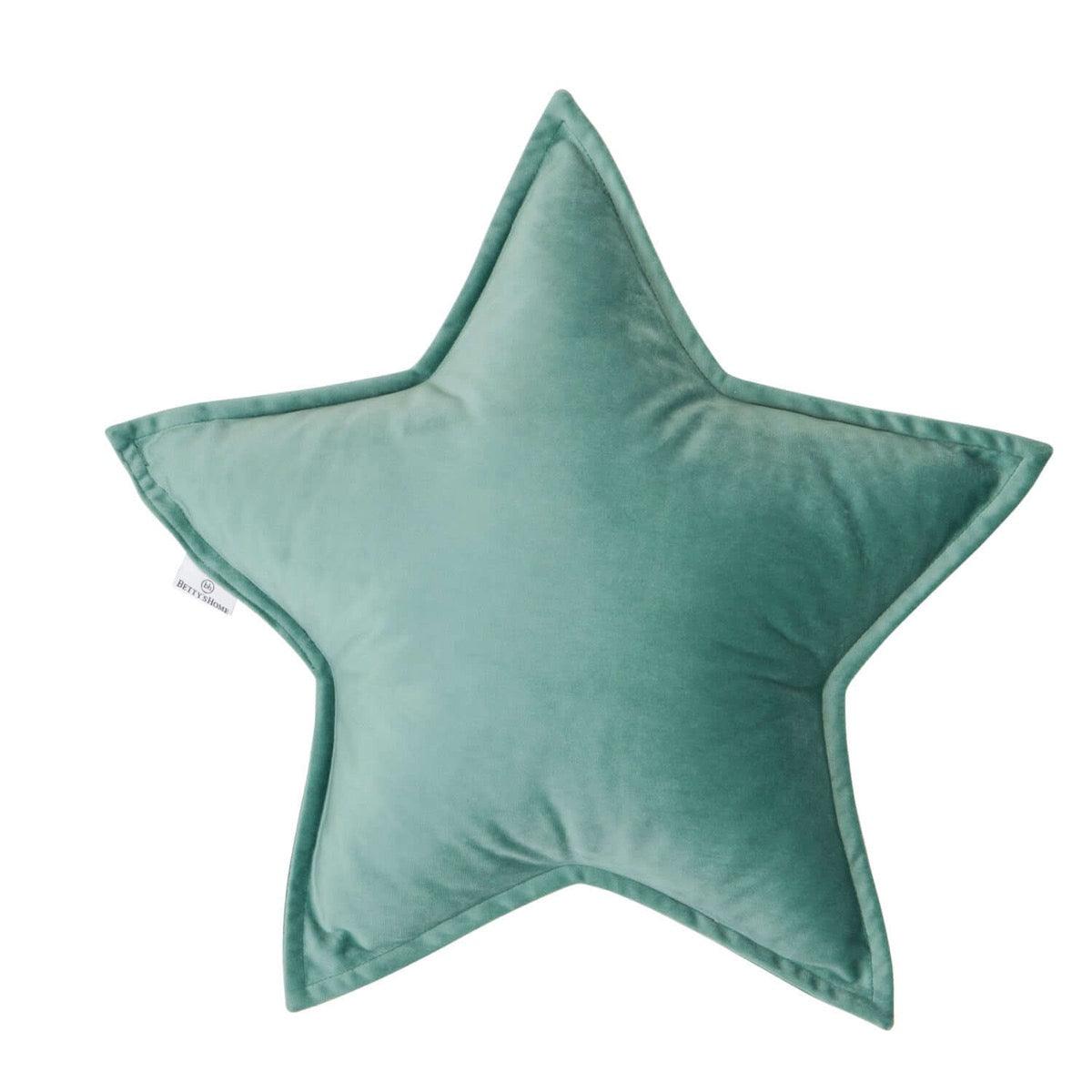 Velvet Star Cushion Large | Velvet Cushion in shape of Star - www.bettyshome.com